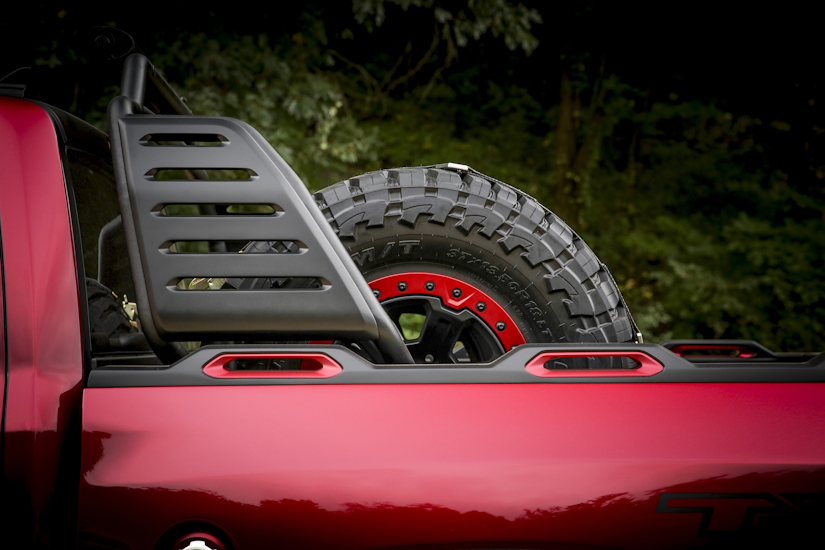 Ram Rebel TRX Concept truck bed and spare tire