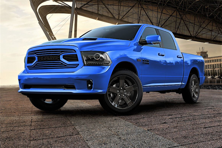 Ram unveils 2018 Hydro Blue Sport, a highly noticeable truck