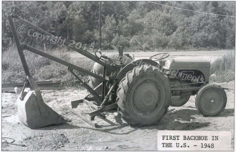 Wain-Roy's first backhoe dated 1948