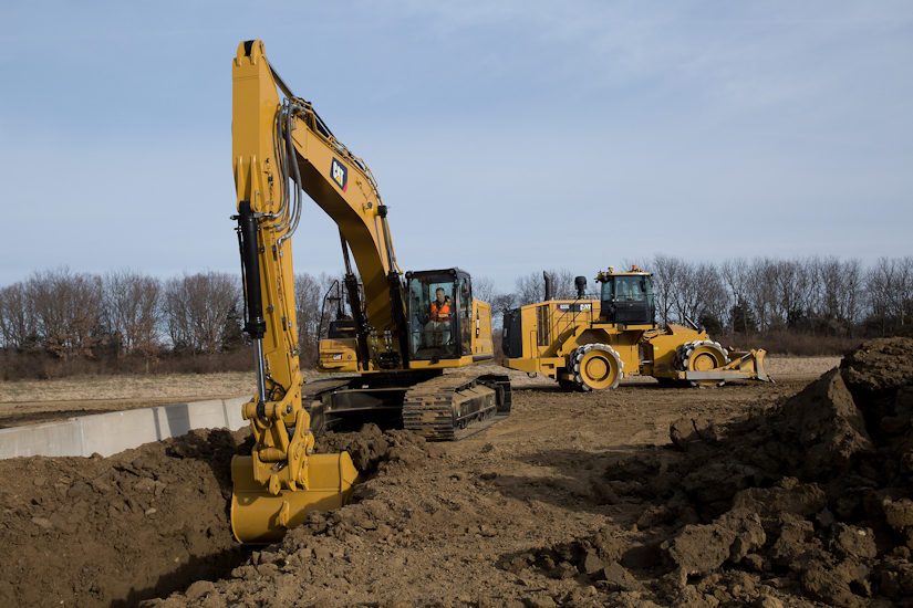 Cat 336 being operated