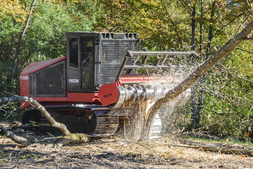 Fecon FTX300 forestry mulching tractor