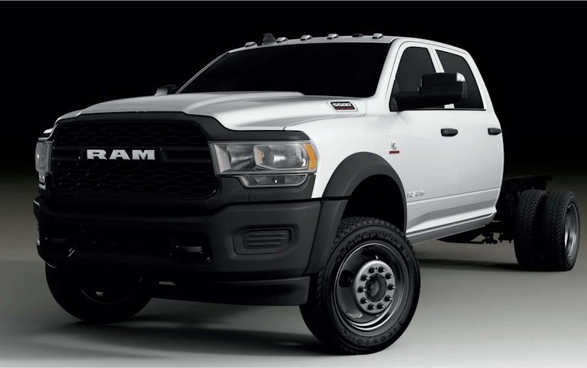 White Ram Chassis Cab