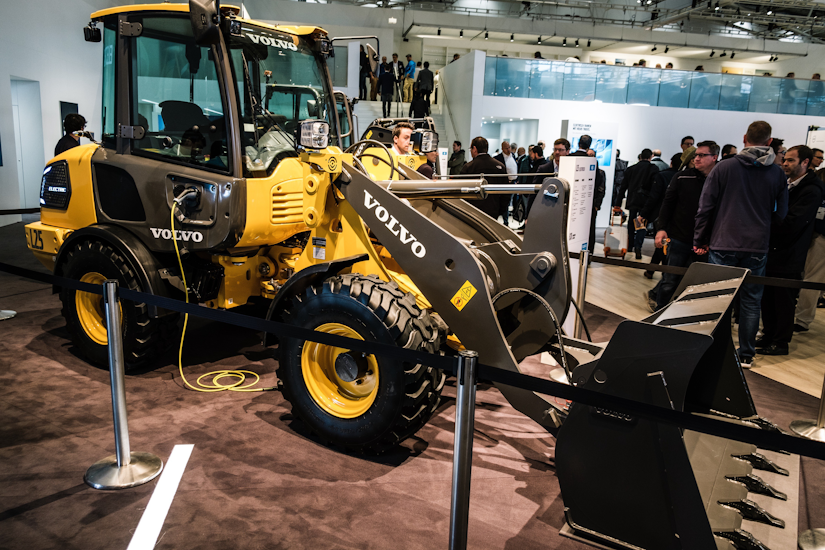 Full view of Volvo L25 electric wheel loader