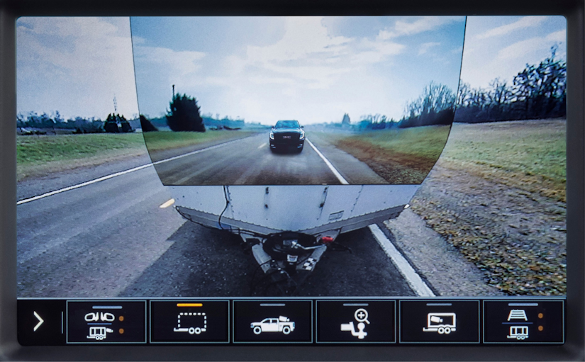 2020 GMC Sierra Transparent Trailer Rear Camera View