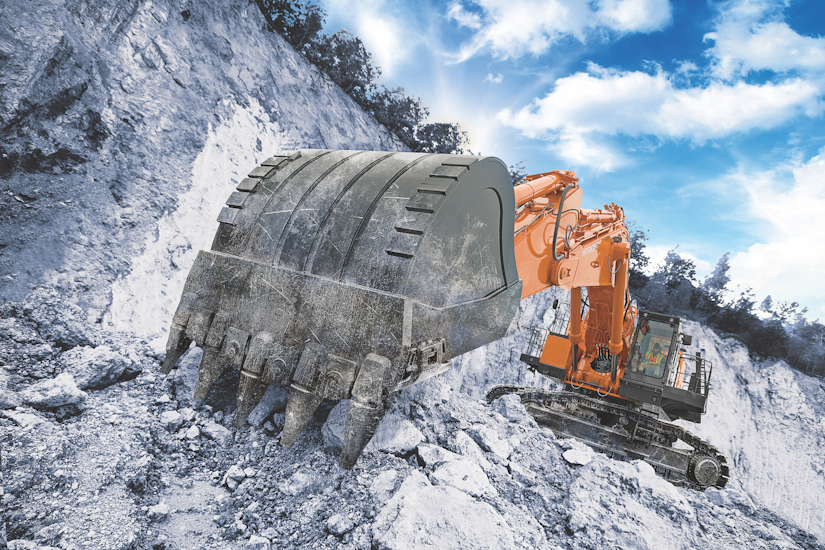 Hitachi mining excavator bucket