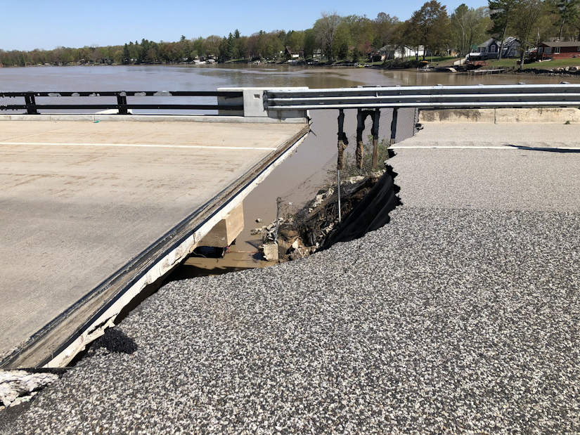 Michigan flooding I-10 bridges