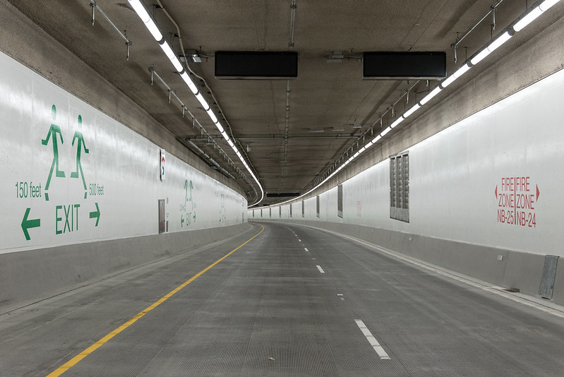 inside SR 99 Tunnel