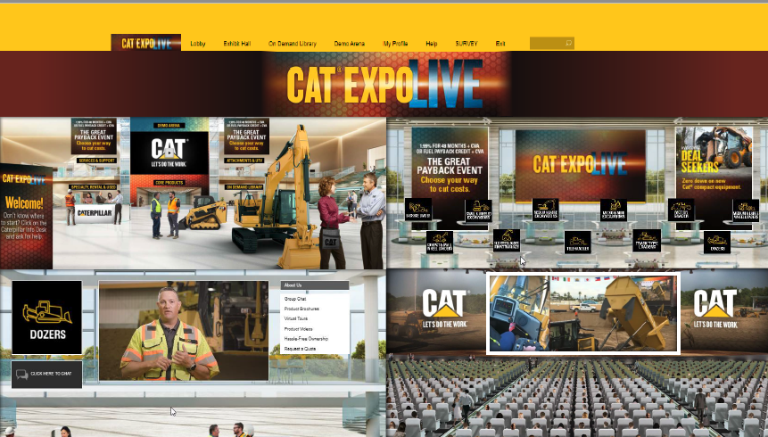 Cat Expo Live virtual trade show